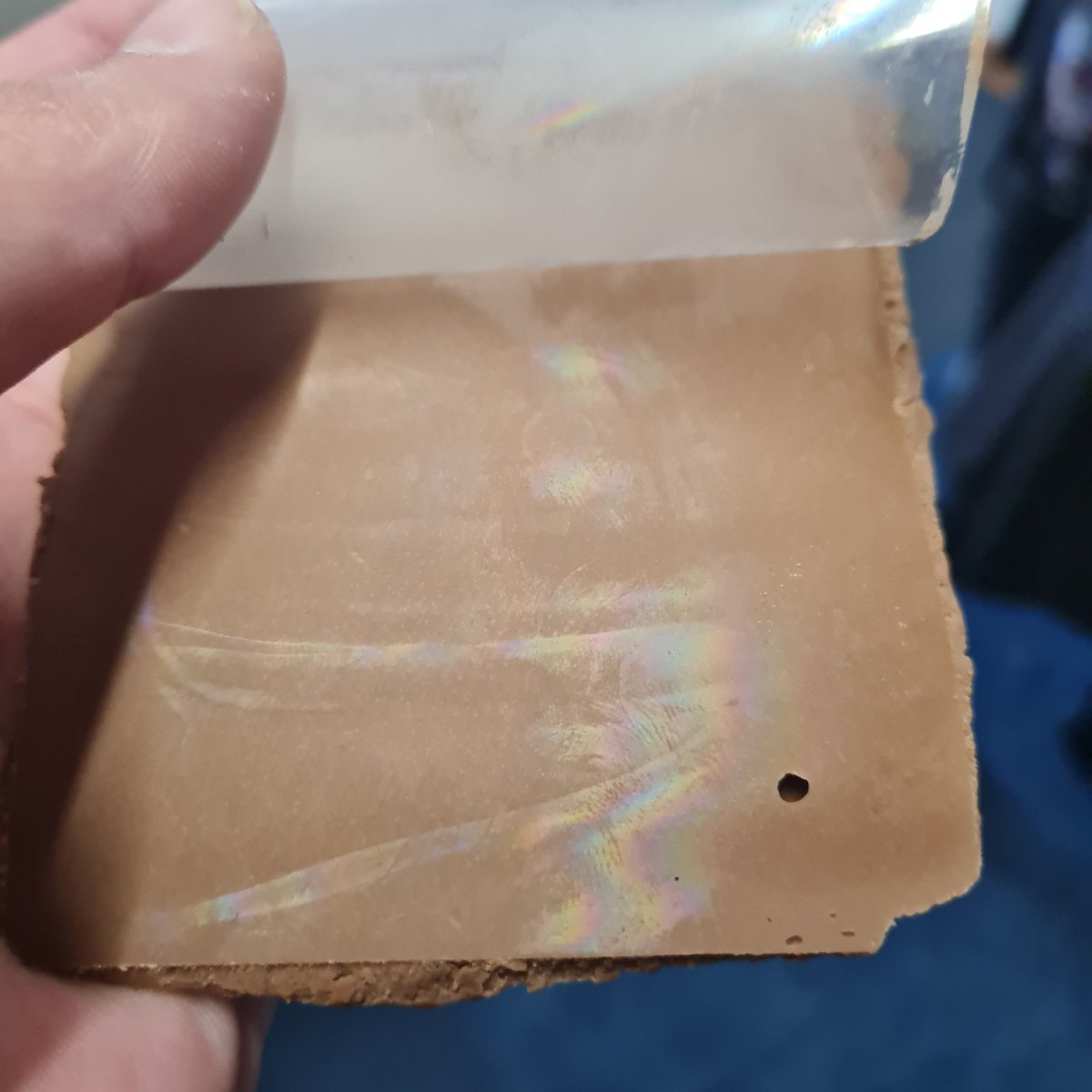 JammyPhysics's tweet image. First time making holographic chocolate with students. Not too bad if I do say, and quite tasty 😁😋

#diffraction #chocolate #edutwitter #iteachphysics
