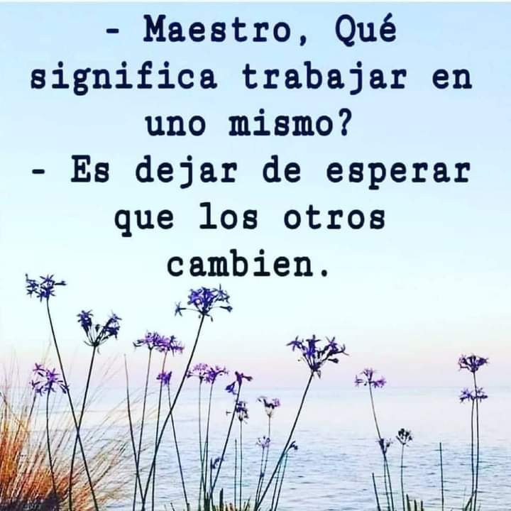 Que significa trabajar en uno mismo?