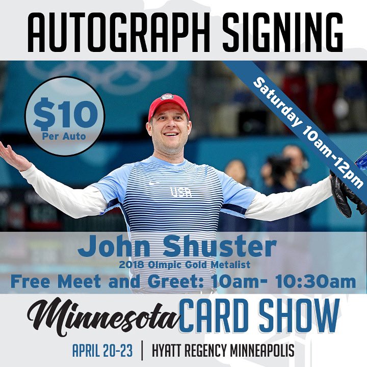 Excited to join @MN_Card_Show on Saturday morning down in Minneapolis!