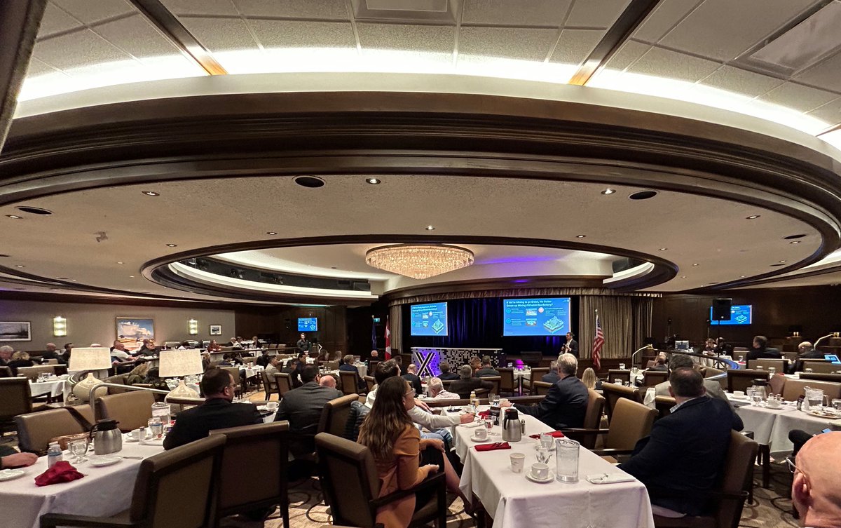 e3lithium's tweet photo. #E3Events – A great couple of events to start the week!
First, at the @CalgaryChamber of Commerce's Spark the Future event speaking about the case for #electrification and the impetus to shape a modern, clean, and responsive electricity grid.
Next, @ChrisJdoornbos delivered a global industry outlook on critical minerals, discussing how geopolitics, unique #investment opportunities, and demand for #ESG-driven supply are shaping our industry at @convergXcon.
Thanks for having us!
