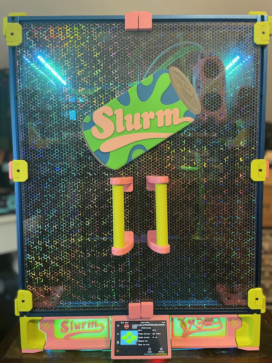 TheDustinSpeed1's tweet photo. Can't wait to see old friends and make new ones.  Come out to to @rmrrf  thanks @LDOMOTORSJASON for making such a good Kit and  @Fabreeko_Hector  and the the guys for all the stuff to make the PrinterMcslurmface happen. Printed with @Polymaker_3D ABS come see @Voron_Design Soon. https://t.co/Kv5BDSApCb
