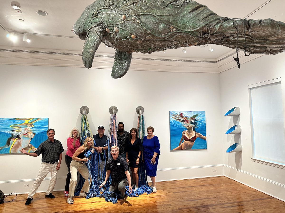 When <a href="/timallanwalker/">T.A. Walker</a> want to "Shine a Light" on your new #WorldofWater exhibition, you open the Cornell Art Museum at 4:30am, gather a group of experts and fire up the coffee pot! WATCH: wptv.com/shining-a-ligh…