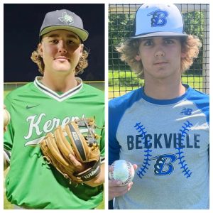 2ATxHSBaseball (@2atxhsbaseball) on Twitter photo Congratulations to the 2A Diamond Pro Co-Pitchers of the Week
Krayton Ritchie, Kerens, 7IP, 18K, 0H, BB
Aiden Brantley, So, Beckville, 8IP, 18K, 1H, 0BB, 2W
<a href="/Diamondpropgp/">DIAMOND PRO</a> <a href="/Beckville_Sport/">Beckville Athletics</a> <a href="/KerensBaseball/">Kerens Baseball</a> Congratulations to the 2A Diamond Pro Co-Pitchers of the Week
Krayton Ritchie, Kerens, 7IP, 18K, 0H, BB
Aiden Brantley, So, Beckville, 8IP, 18K, 1H, 0BB, 2W
<a href="/Diamondpropgp/">DIAMOND PRO</a> <a href="/Beckville_Sport/">Beckville Athletics</a> <a href="/KerensBaseball/">Kerens Baseball</a>