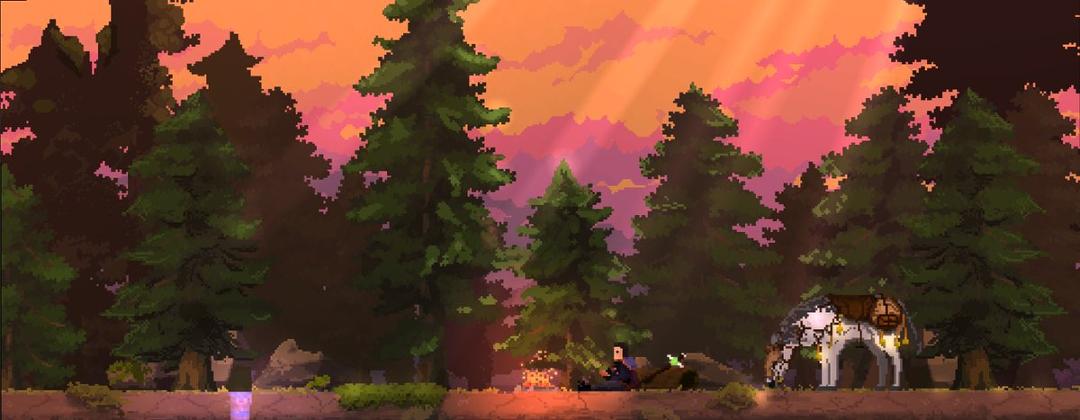 Diaspages's tweet photo. Main menu pre-showcase from our game! "Rage Against the Light"

#pixelart #aseprite #unity #IndieGameDev #indiegame #art https://t.co/QLaoXUxVgp