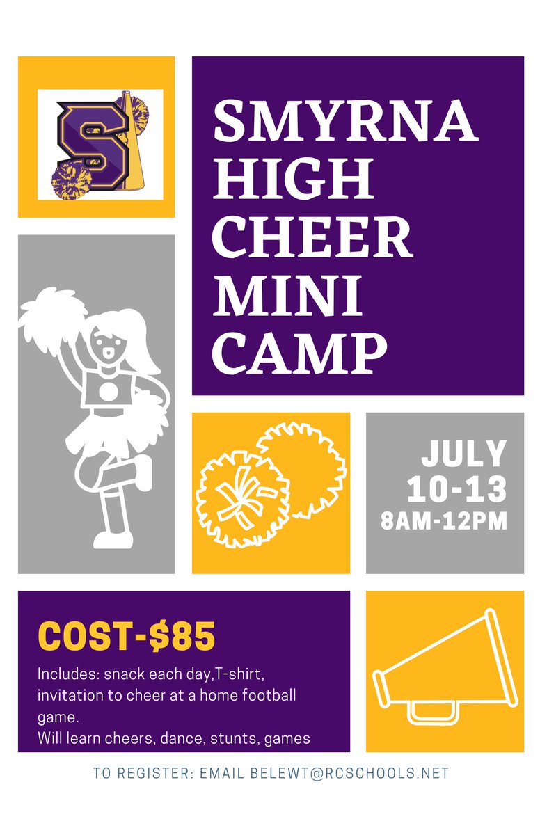 Save the dates! Mini camp will be back this summer July 10-13! Email Coach Belew to register! Belewt@rcschools.net #onlyoneshs
