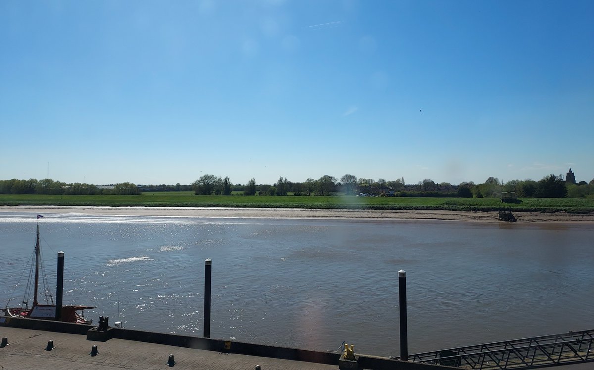 Its a beautiful afternoon by the riverside in #KingsLynn!