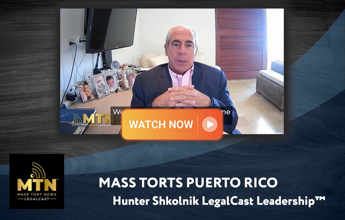 HunterShkolnik's tweet photo. “Mass Torts Puerto Rico is not just a beach party. We want to get the best speakers and we have them. We’ve come up with a group that are just exceptional.” #NapoliShkolnik #HunterShkolnik #MTPR https://t.co/ESMQSHMkdR
Register for MTPR here: https://t.co/4ZiuTXuHHw https://t.co/QervPTV2RJ