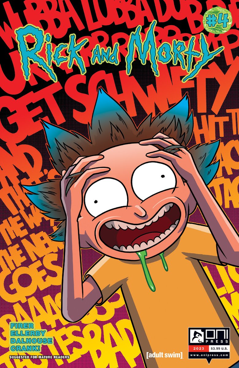 OniPress's tweet photo. 🧵It's #NCBD, and today is a heavy Rick &amp; Morty day at the shops! 

➡️Rick &amp; Morty #4 by Alex Firer,  @MarcEllerby, @adalhouse, &amp; Crank: https://t.co/RTXD5uITgY
➡️ Hit up your local comic shop: https://t.co/bGfg0GFtqF https://t.co/XiwGxxRW4Y