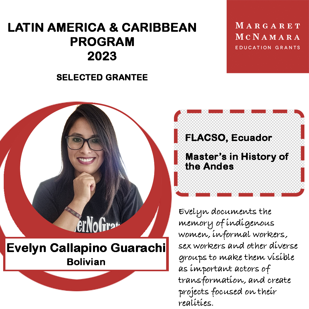 MMEGGrants's tweet photo. We are delighted to introduce to you Evelyn Callapino Guarachi, one of MMEG's 2023 LAC Program grant recipients.

For more info visit https://t.co/pm6EHRgGgh

#MMEG #MmegEmpowers #empoweringwomen https://t.co/UTQQid42MZ
