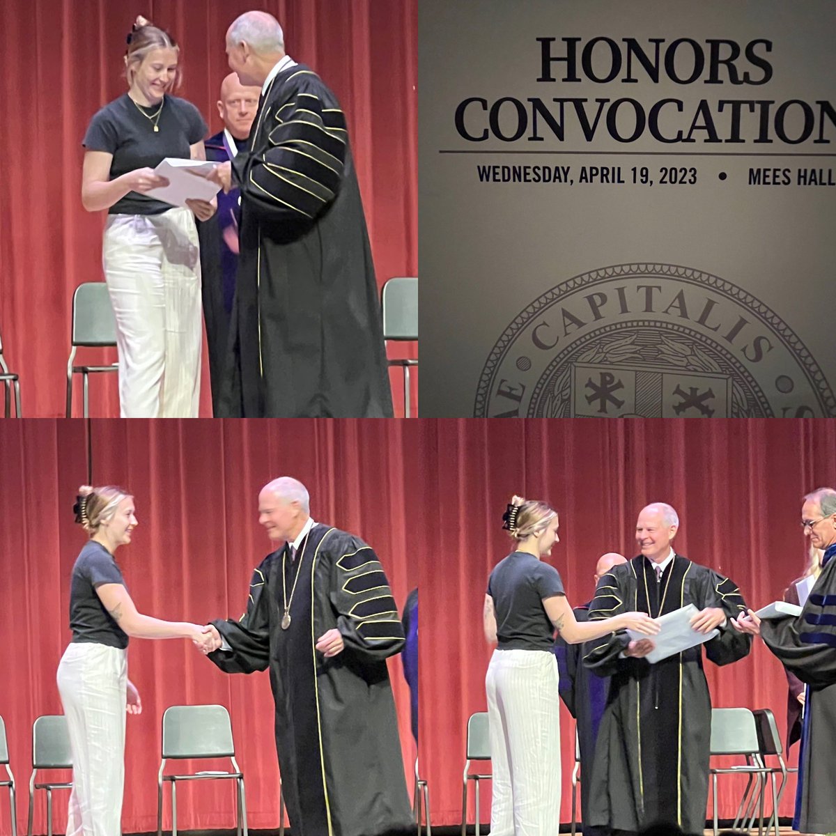 StaceySRDM722's tweet photo. Honors Convocation!!  #shesasmarty https://t.co/hLToeFtHGq