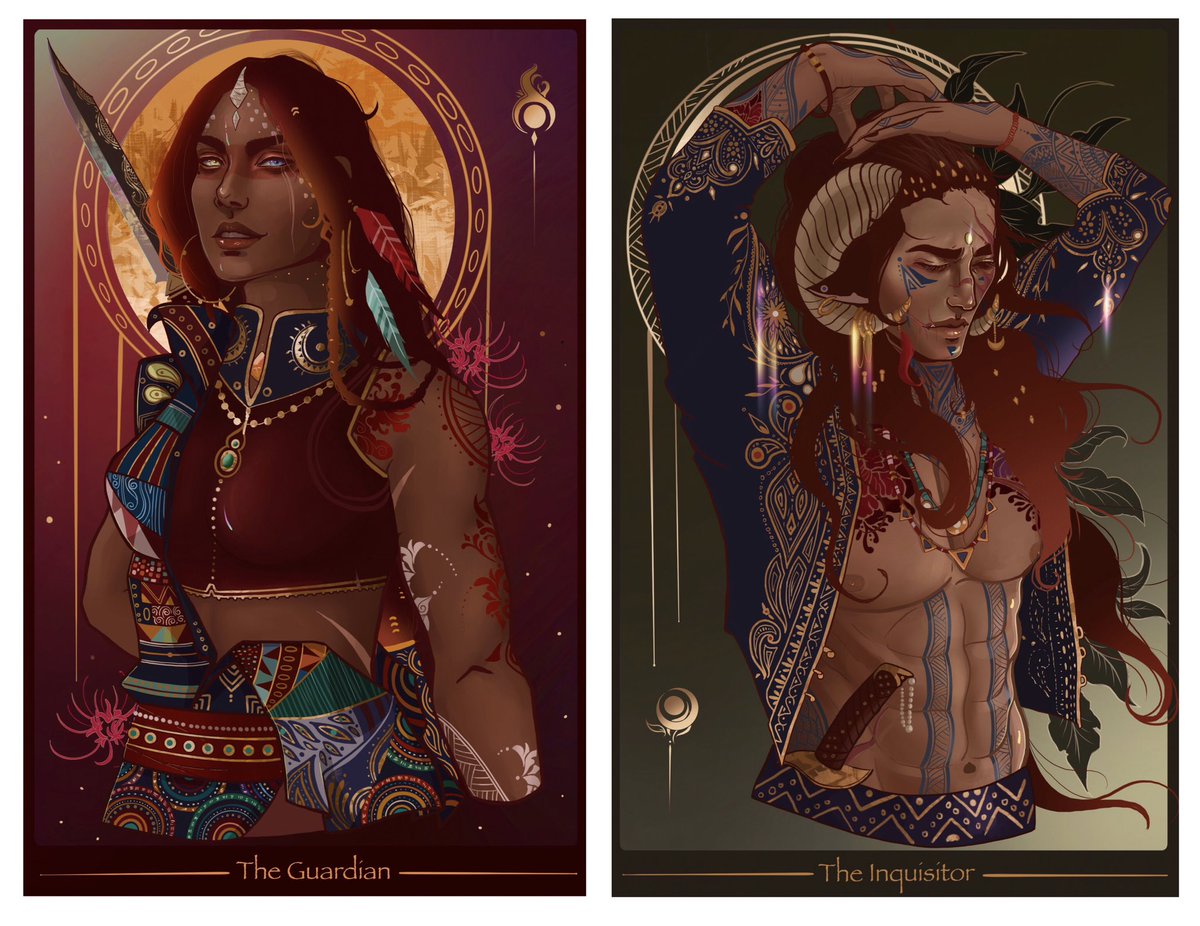 It is my cake day ~ would y’all mind staring at some of my pieces? 
More info at: flavulousart.carrd.co 😃