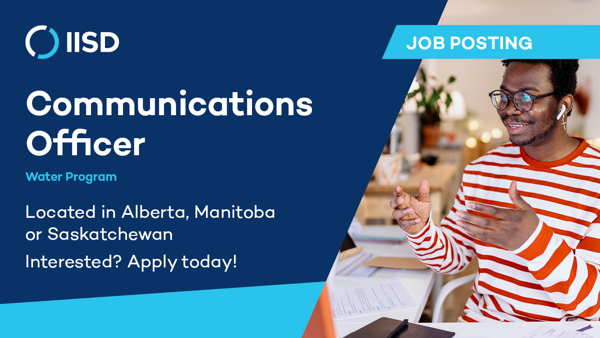 We are HIRING a Communications Cfficer to communicate the work of our policy work to audiences across Canada's prairies.

(That's Manitoba, Saskatchewan and Alberta, BTW)

Interested? Fit the bill? Apply.
Don't? Share... bit.ly/3USnb0b