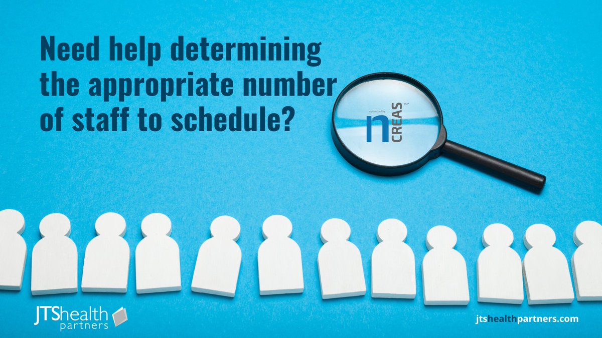 JTSHealthP's tweet photo. Determining the number of staff you need each day can be tricky.  JTS' nCREAS™ analytics platform utilizes predictive analytics to ease the scheduling process.  https://t.co/m3dcaH0U5O #healthcareanalytics #ncreas https://t.co/XAfpJWBGdi