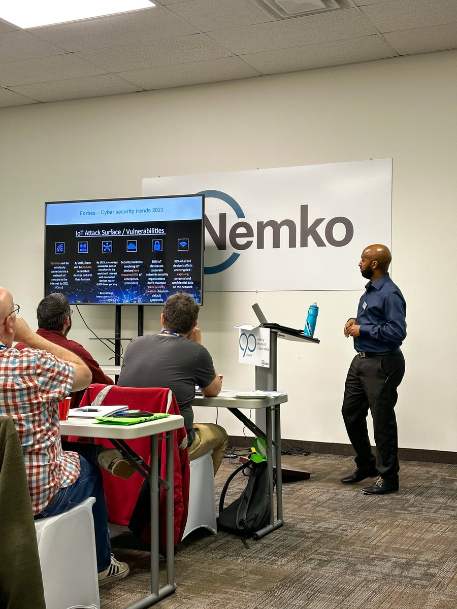 NemkoGroupAS's tweet photo. By 2025, the average person will have more than 50 connected devices in their home!
#Nemko #CustomerSeminar #Canada https://t.co/Pov3uISHDD