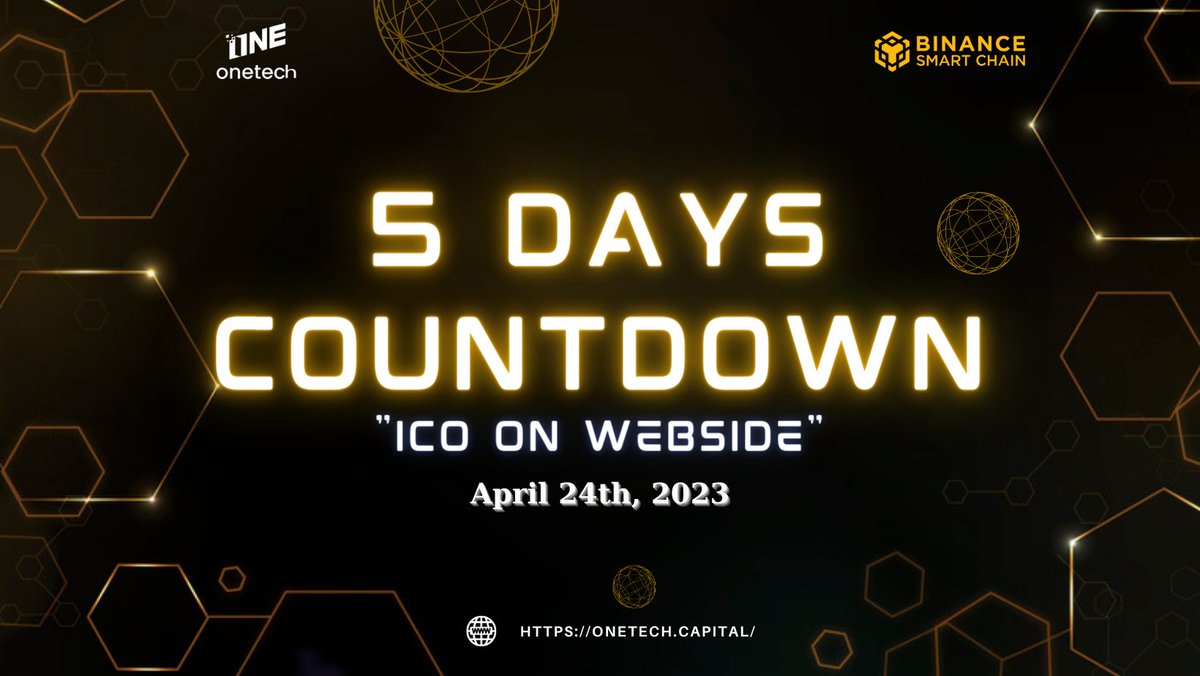 ⏳⏳⏳
Let’s countdown with us and get mentally ready to join #ICO on Website. However, we have an #airdrop campaign to help you own #OTC tokens for free 🚀🚀🚀
#cryptocurrencies #OneTechCapital