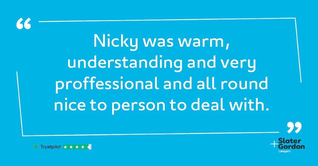 Always good to know that clients appreciate what we do for them. Why we do this work is because we care about making a difference to lives devastated by asbestos. #mesothelioma <a href="/SlaterGordonUK/">Slater and Gordon UK</a>