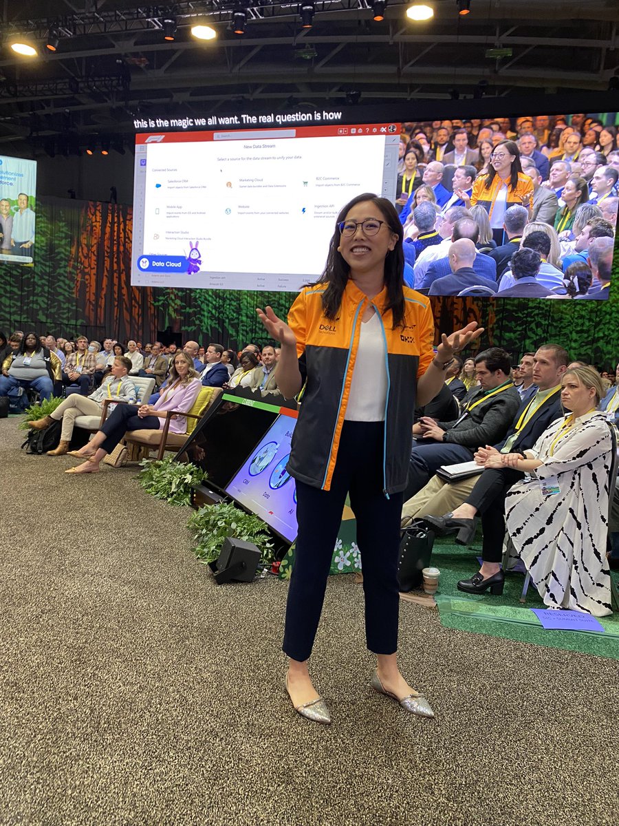 thisBrianShea's tweet photo. .@AhyoungAn great DC World Tour demo on how F1 uses @salesforce Data Cloud! https://t.co/gAabLLNh9i