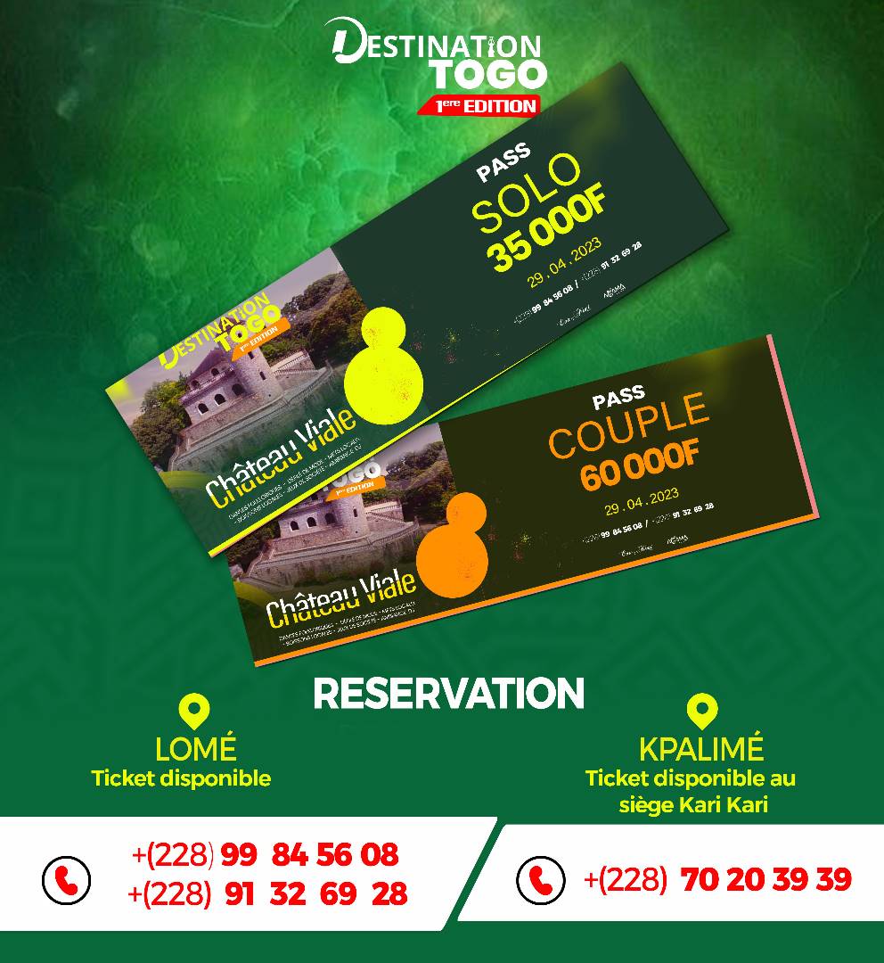madeintogo_com's tweet image. Hello ! Comment vas-tu ? Alors tu n'as pas envie de conduire jusqu'à #Kpalimé? Tu te demandes comment organiser ton voyage ? Nous avons pensé à tout. Avec le code #DestinationTogo, gagne 10 % de réduction .
Infoline :90555851 

#Eva&amp;amp;Fumi #Event #Madeintogo