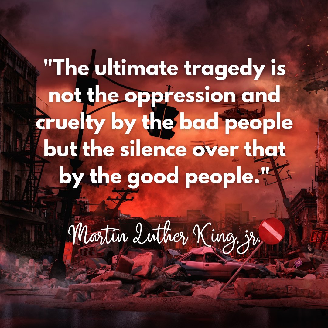 CarryYou88's tweet photo. "Ihmiskunnan suurin tragedia ei ole pahojen ihmisten pahuus vaan hyvien ihmisten hiljaisuus."
-Martin Luther King-
#rakkausvoittaavihan #lovewillconquerhate #mitävoisintänääntehdäjonkunavuksi https://t.co/xyeofgtWZh