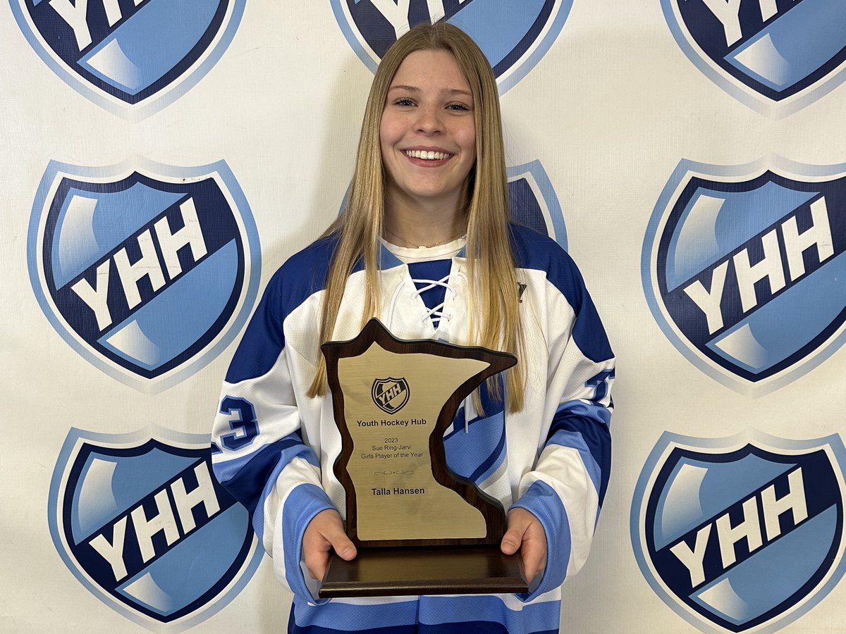 YouthHockeyHub's tweet photo. 2023 Sue Ring-Jarvi Girls' Player of the Year

Two-time nominee Talla Hansen has done it all this past year, both in-season and in the off-season.

Check out her great interview with Tony Scott.

Link:https://t.co/Ju0gUwDW8U https://t.co/BJwVN9EE1D