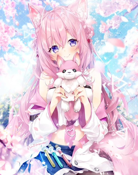 久しぶり春こよと助手くん~ #こよりすけっち 