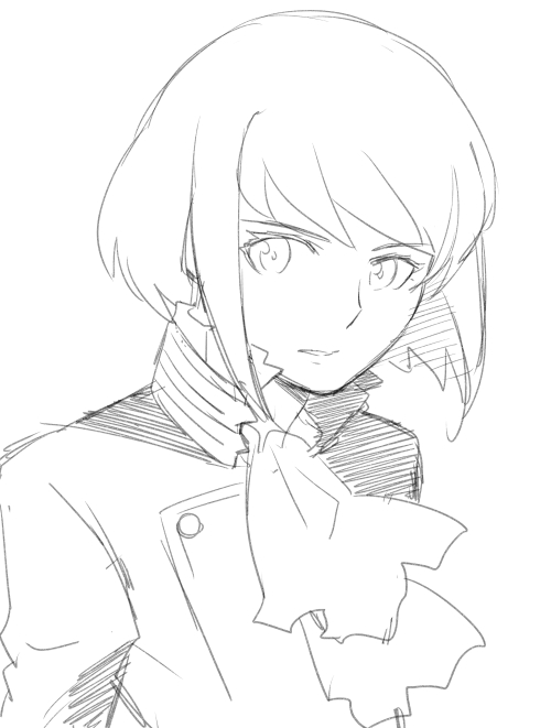 観てすぐの時に描いたプロメア再掲 