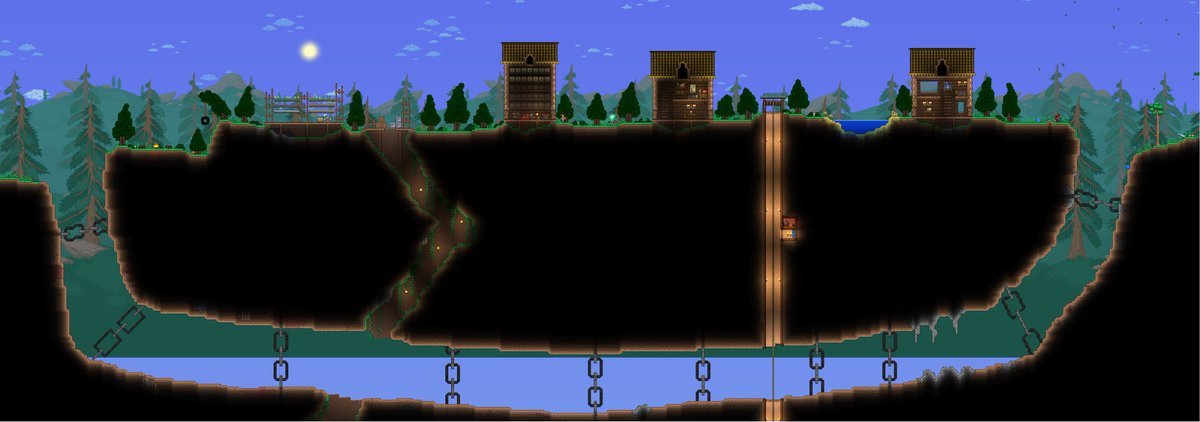rTerraria's tweet photo. My master mode base so far https://t.co/olyhT7YSKJ https://t.co/REPkL9kKtY