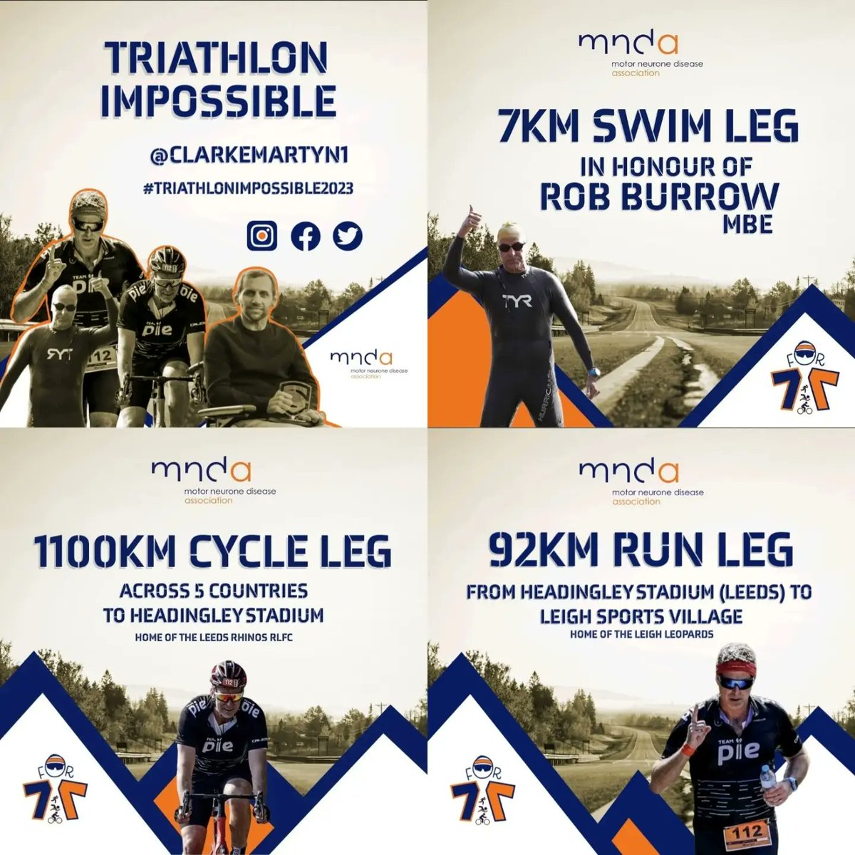 clarkemartyn1's tweet photo. Any Cycle Jersey suppliers out there who want to support.. #triathlonimpossible2023 
Run shirts ✔️ just need Cycle Jersey's, any help appreciated 🙏 
For @mndassoc @DarbyRimmerMND @MNDoddie5 @LDShospcharity inspired by @Rob7Burrow &amp; #MND community❤️ 
@BritishCycling @AndySalmon3 https://t.co/xmYrzyk5bE