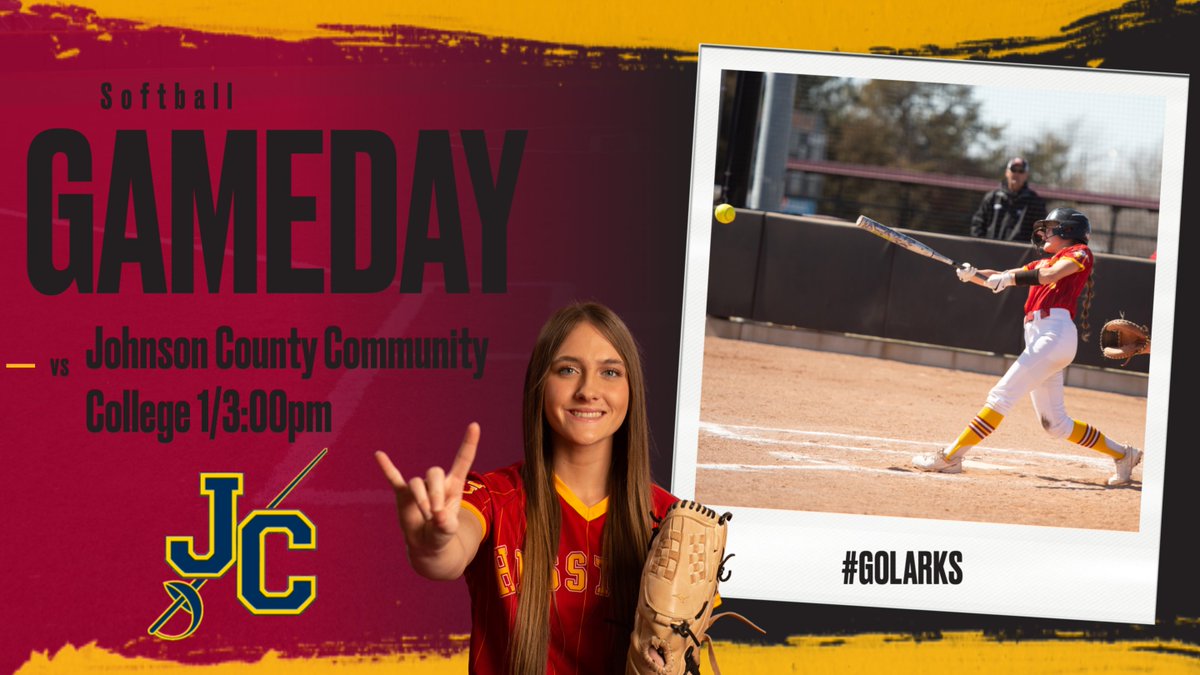 Game Day! 
at Johnson County Community College
🗺️  Overland Park, KS
⏲️ 1pm/3pm
📺youtube.com/@JCCCAthletics…
#GoLarks