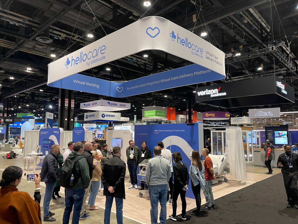 hellocareai's tweet photo. Kicking off an incredible #HIMSS23 event with our amazing team and clients!
Come join the excitement at booth #4044, where we're showcasing the latest healthcare technology innovations.
See you there!
#hellocare #himss23 #healthcare #virtualcare #virtualcareplatform https://t.co/HrsgZdFt92