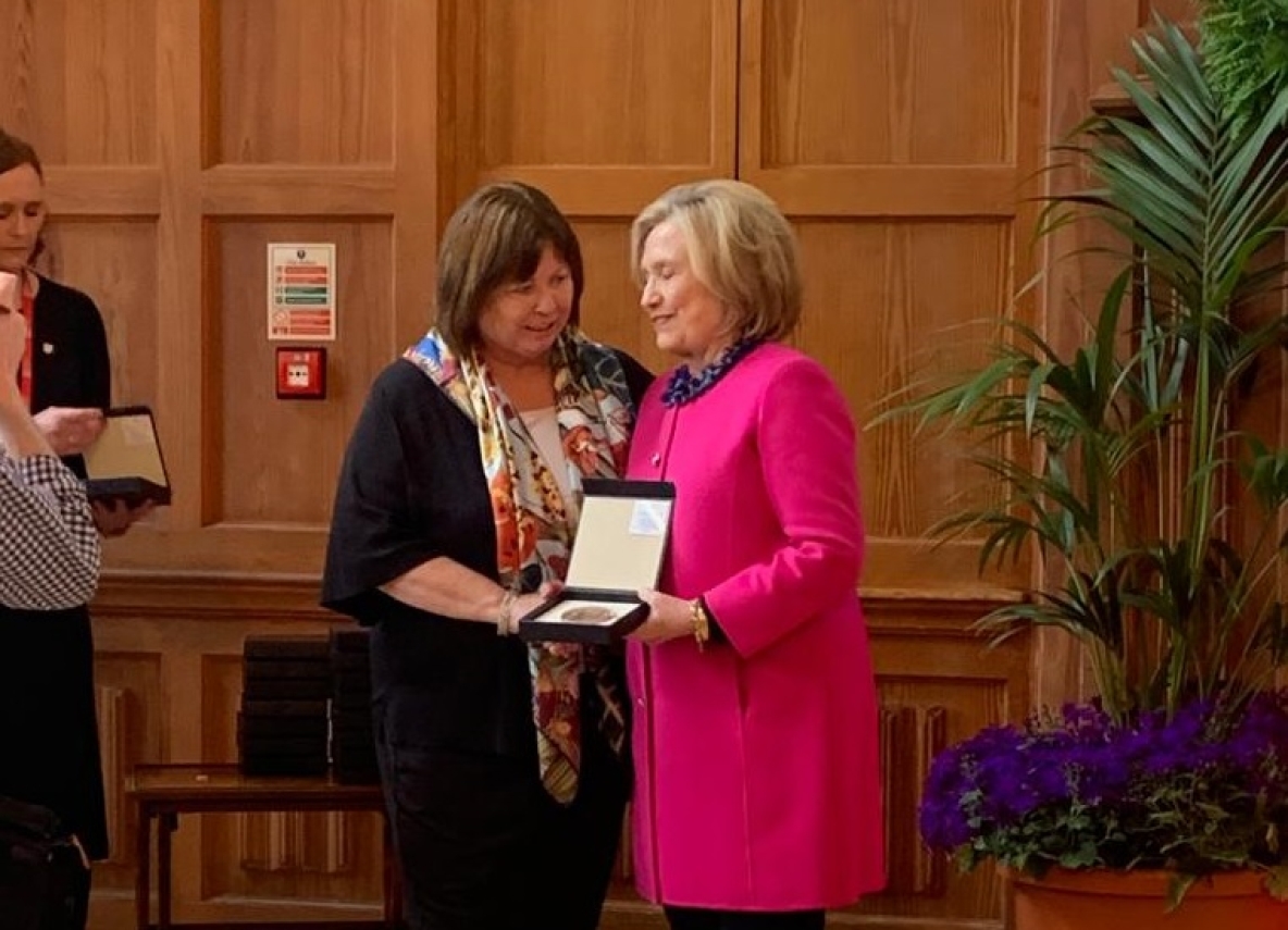 UL Chancellor Mary Harney receives Civic Leadership award from Queen’s University Belfast

The awards was presented as part of a signature conference to mark 25 years since the Belfast-Good Friday Agreement
ul.ie/news/ul-chance…
#StudyatUL #GoodFridayAgreement
