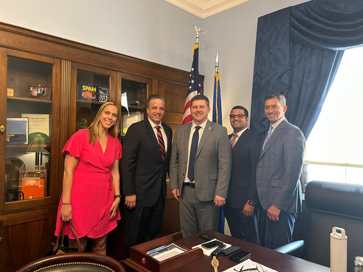 Monarch leadership visiting Capitol Hill in DC—here with Congressman Finstad