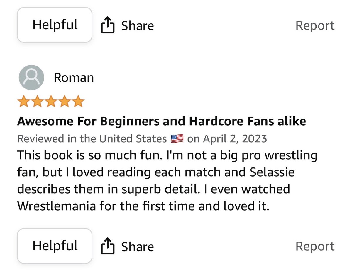 GeneSelassie's tweet photo. This is why I wrote this book. Anything that gets new people interested in #ProWrestling is a win. Get your copy of #AndHowTheyRumbled: The 80 Best Pro Wrestling Bouts Over the Past 40 Years today.
#Writing #WritersLife #WritingCommunity #Prose #LookingForAnAgent #ReadyToWork https://t.co/TfX0A5sgh8