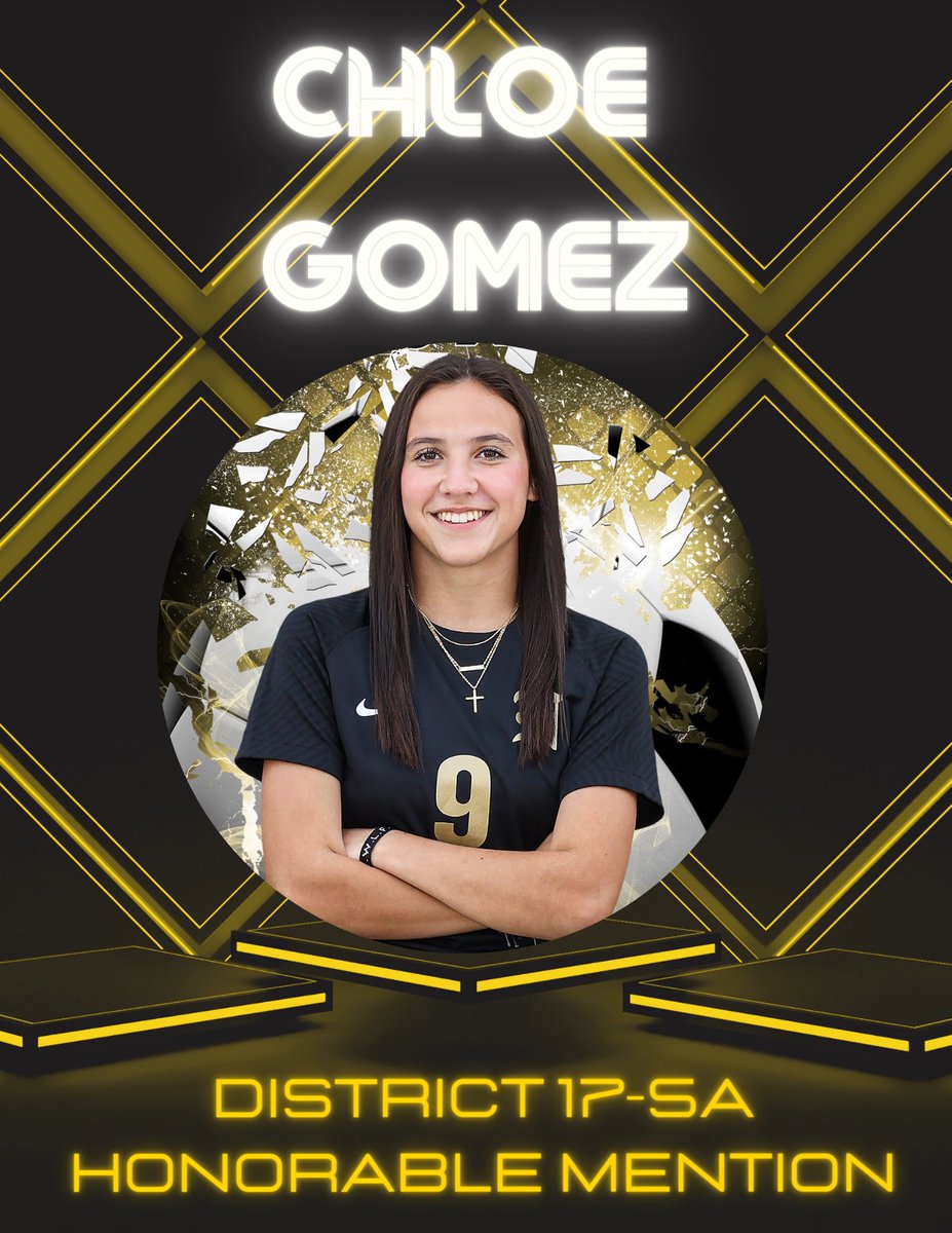 Congrats to these two very deserving young ladies on being selected District 17-5A Honorable Mention 🏆