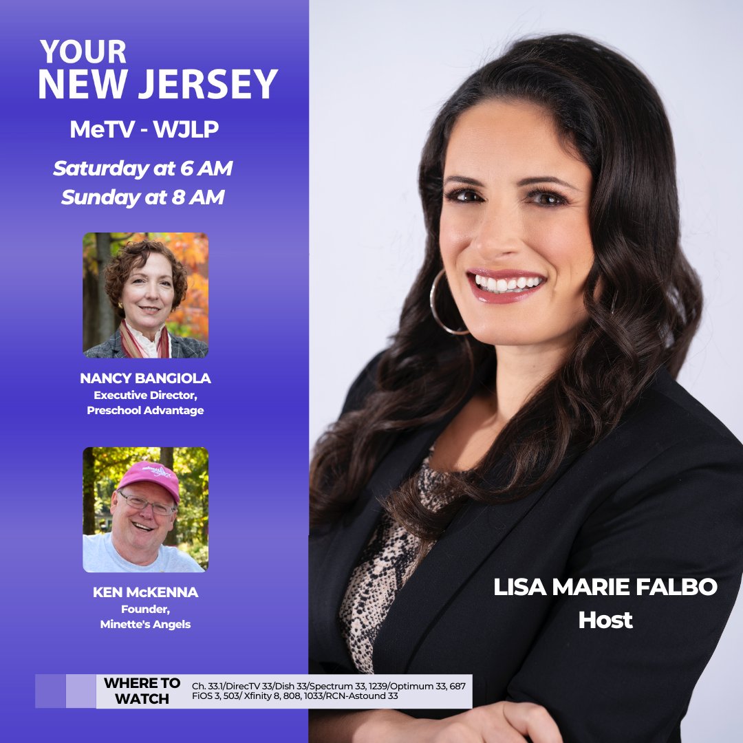 MinettesAngels's tweet photo. Two opportunities to catch Minette's Angels President Ken McKenna this weekend on Your New Jersey! Tune in!
#LisaMarieFalbo #KenMcKenna #YourNewJersey #YNJ #METV #WJLP #MinettesAngels https://t.co/4kWzR0AyCm