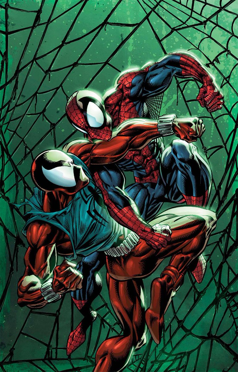 RT @spideymemoir: Spider-Man vs Scarlet Spider by Bagley! https://t.co/gnHX5MX5VW