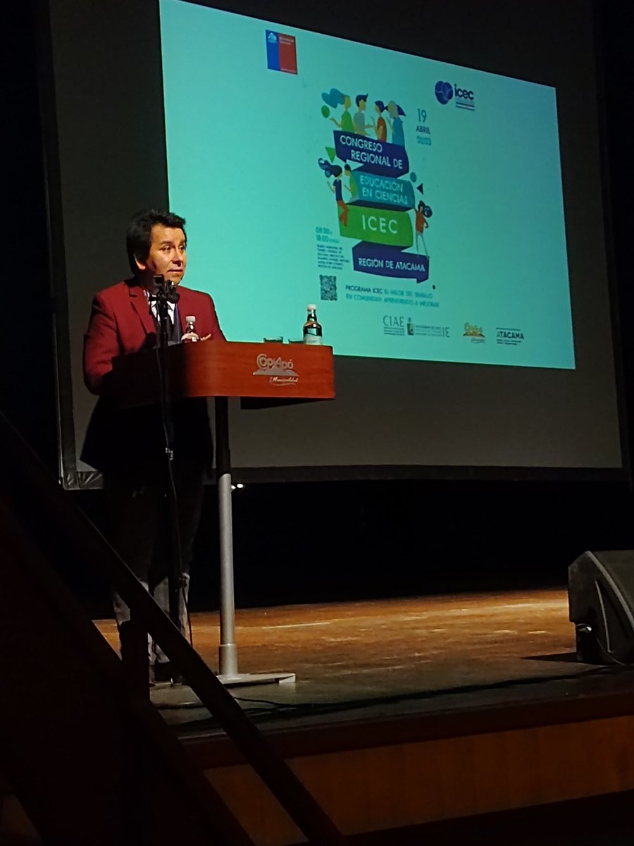 ICEC_UChile's tweet photo. Comenzamos el I Congreso Regional ICEC, docentes ICEC presentarán sus ponencias , póster y muestras didácticas. Nos acompañan docentes @ICEC_UCSC #ICECCoquimbo #ICECAntofagasta. Que sea una excelente jornada. @SeremieducIII @Edu_Atacama @ciae_uchile https://t.co/w3brH3vZCu