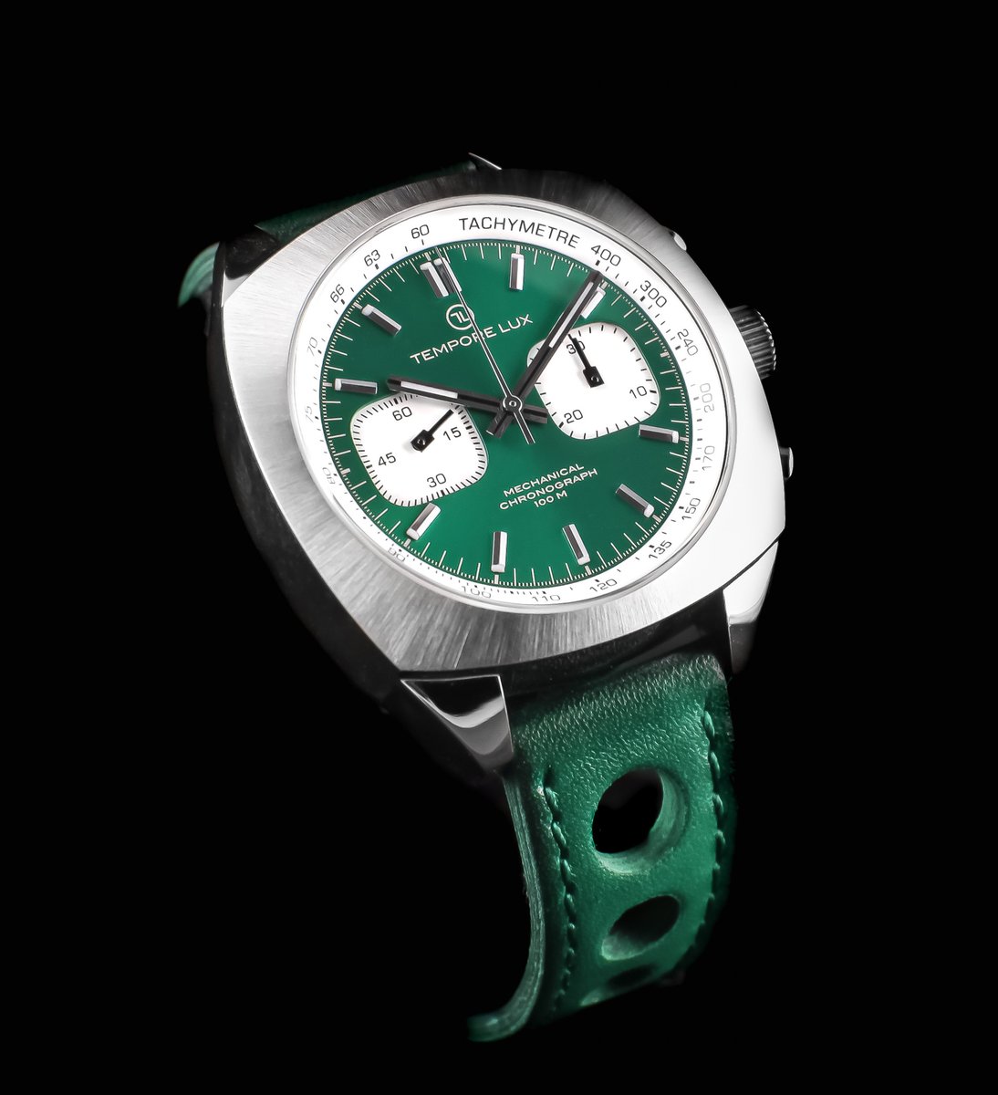 TemporeW's tweet image. We are manufacturing the entire RACING ONE series again and this time with a new version, specifically the Racing One Chrono-Mechanical 05 Green watch. 
Sign up in our newsletter and we will inform you of the start date of the reservations:

temporelux.com/en/newsletter