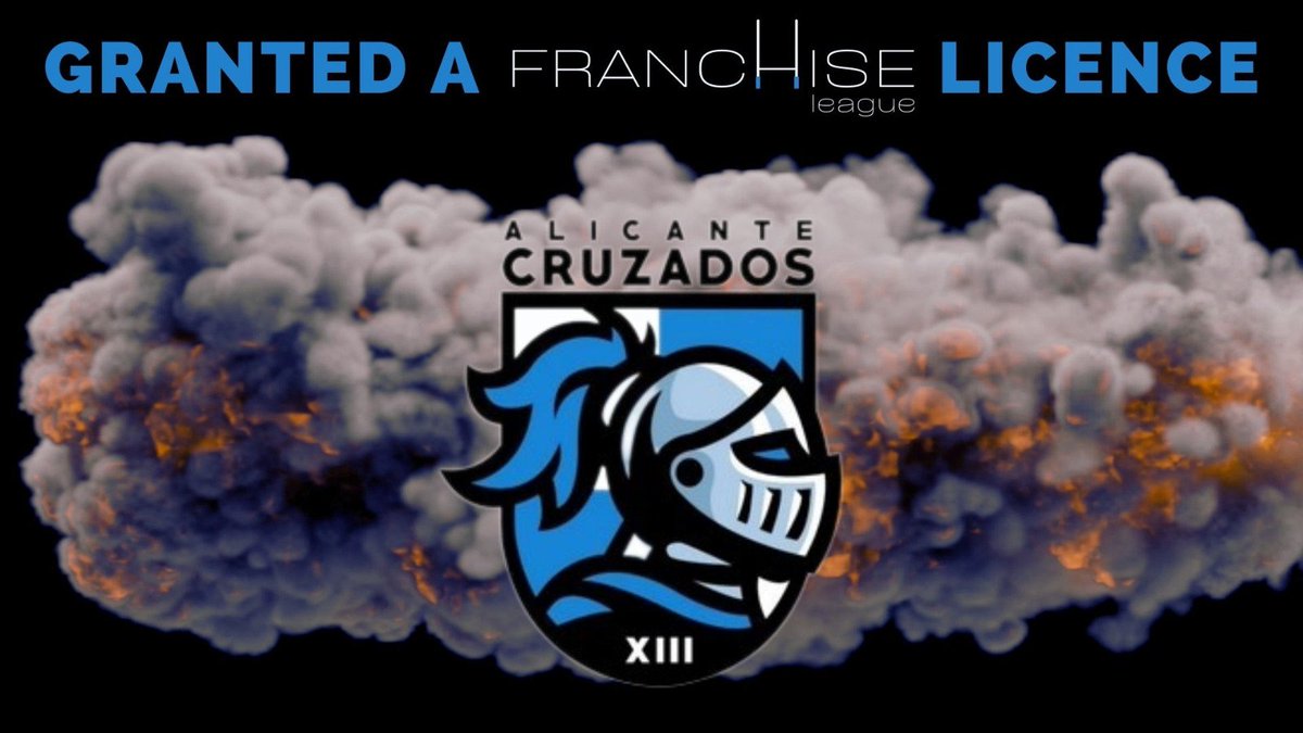 The 3rd <a href="/franchiseRL/">@franchiserugbyleague</a> licence has been granted to <a href="/LosCruzadosRL/">Alicante Cruzados</a> who will be flying the flag for Spain with close rivals <a href="/Los_Huracanes/">Valencia Huracanes</a> in 2023

#rugbyleague
#growrugbyleague

<a href="/EspanaRL/">🇪🇦 España Rugby League</a>
<a href="/BathRugbyLeague/">Bath Gladiators Rugby League</a>