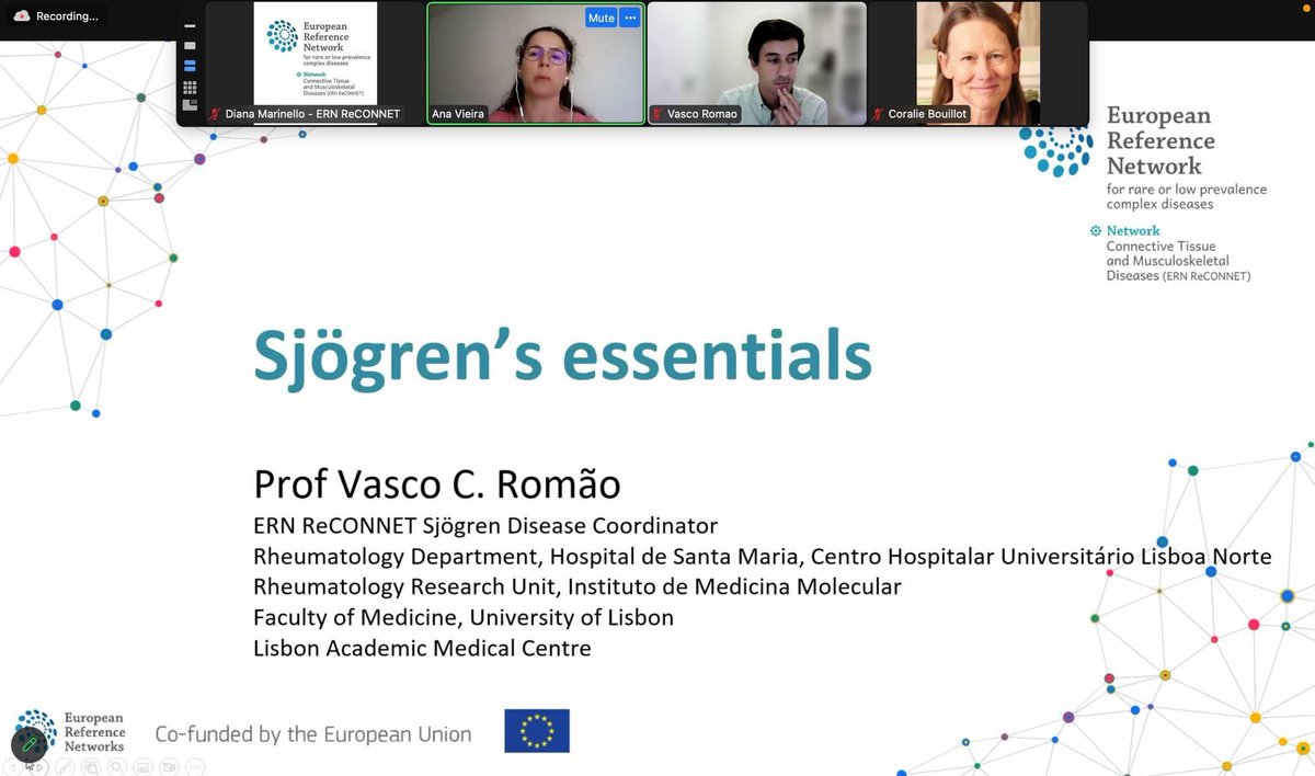 DianaMarinello's tweet photo. Now live! @ern_reconnet
Supporting Sjogren's Awareness month with our webinar "Sjogren's essentials" with @romaovc - ERN ReCONNET Sjogren Disease Coordinator - and @SjogrenpowerAna - ERN ReCONNET ePAG Advocate.
https://t.co/IFyZbI2HMN https://t.co/rwszb0Zxb3
