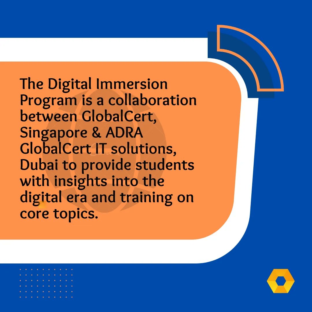GlobalCert2's tweet photo. We are super excited for our new Digital Immersion Program and here’s a glimpse of what it includes! 
#explore #explorepage #fyp #singapore #cip #program #career #entrepreneurs #tweetoftheday #likesforlike  #trending #postoftheday #post #hr #dip https://t.co/hG18IeUk41