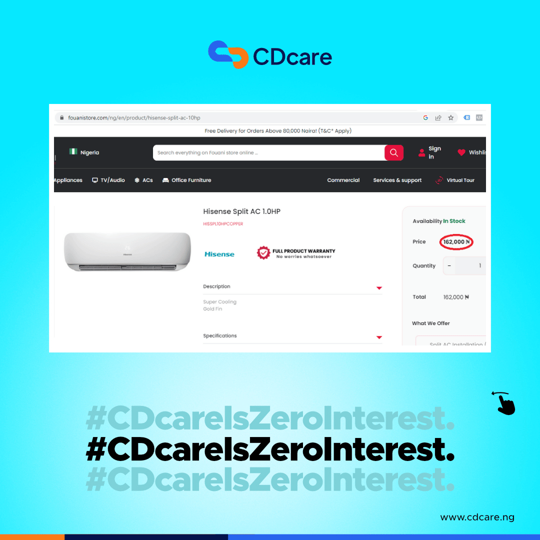 CDcareNG's tweet photo. All items on the CDcare app are sold at normal market price when you compare our prices with leading Nigeria suppliers.
Visit https://t.co/rgqDFXzOlT to start paying small small today
#CDcareIsZeroInterest #paysmallsmall #ZeroInterest #normalmarketprice #savetopaylater https://t.co/1rEpvv4pqR