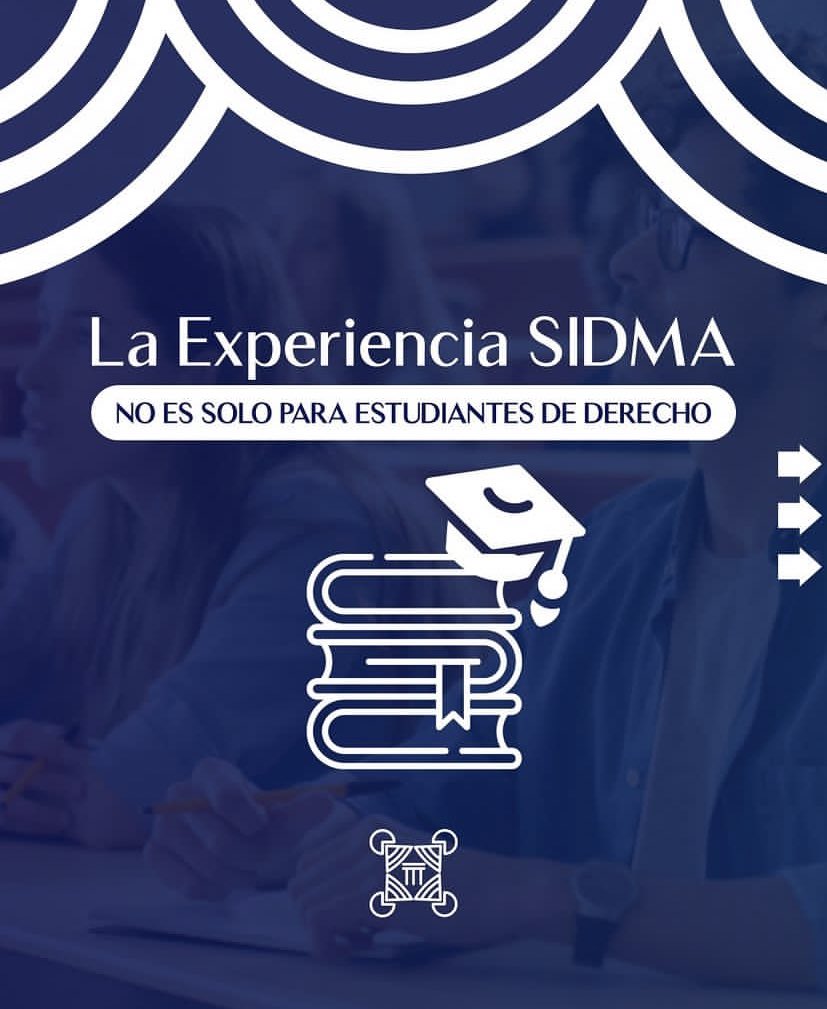 ESidma's tweet photo. La competencia no está limitada solo a estudiantes de Derecho. ⚖️

Los estudiantes de carreras como Ciencias Políticas, Estudios Internacionales y Estudios Liberales, así como abogados con al menos 2 años de haber egresado, también pueden participar y vivir la experiencia #SIDMA https://t.co/r4DKmiTuNe
