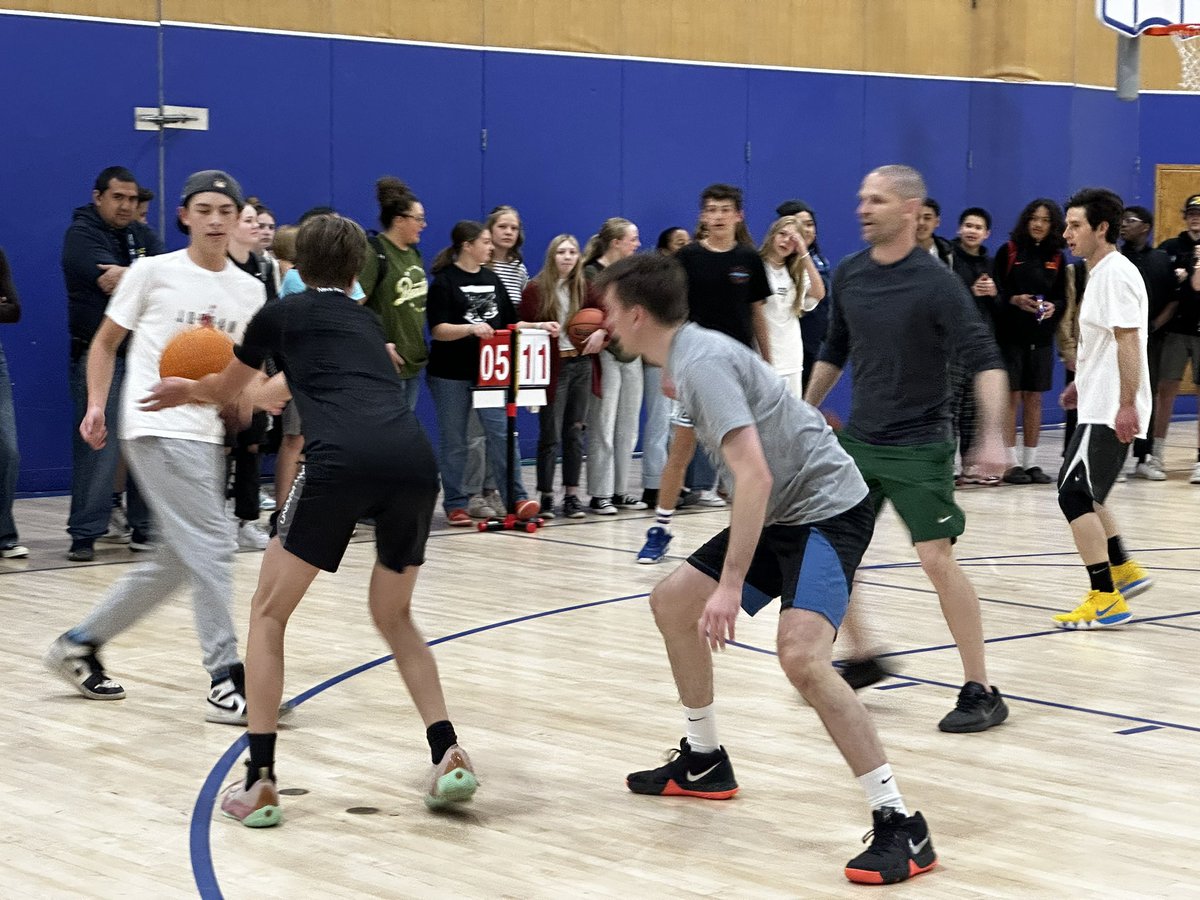 DixonProvoUT's tweet photo. Dixon’s Annual Staff v Student basketball tournament was a success as always. https://t.co/VHMCoAOnFh