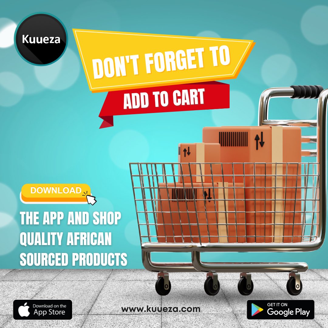 A beautiful day to make some purchases from our wide range of Authentic African products available on the online store. Download the app and start shopping now! 

#kuueza #africancommerce #buildafrica #africanb2b