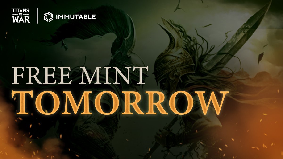 $TITANS,

are you ready for our #FreeMint tomorrow, 20th April at 5.00 pm CET? 🤩

We are, and 'Wallet Checker' is already active on our mint website: mint.titansofwar.com
Connect with your wallet and check if you're Whitelisted!

#TitansofWar ⚔️