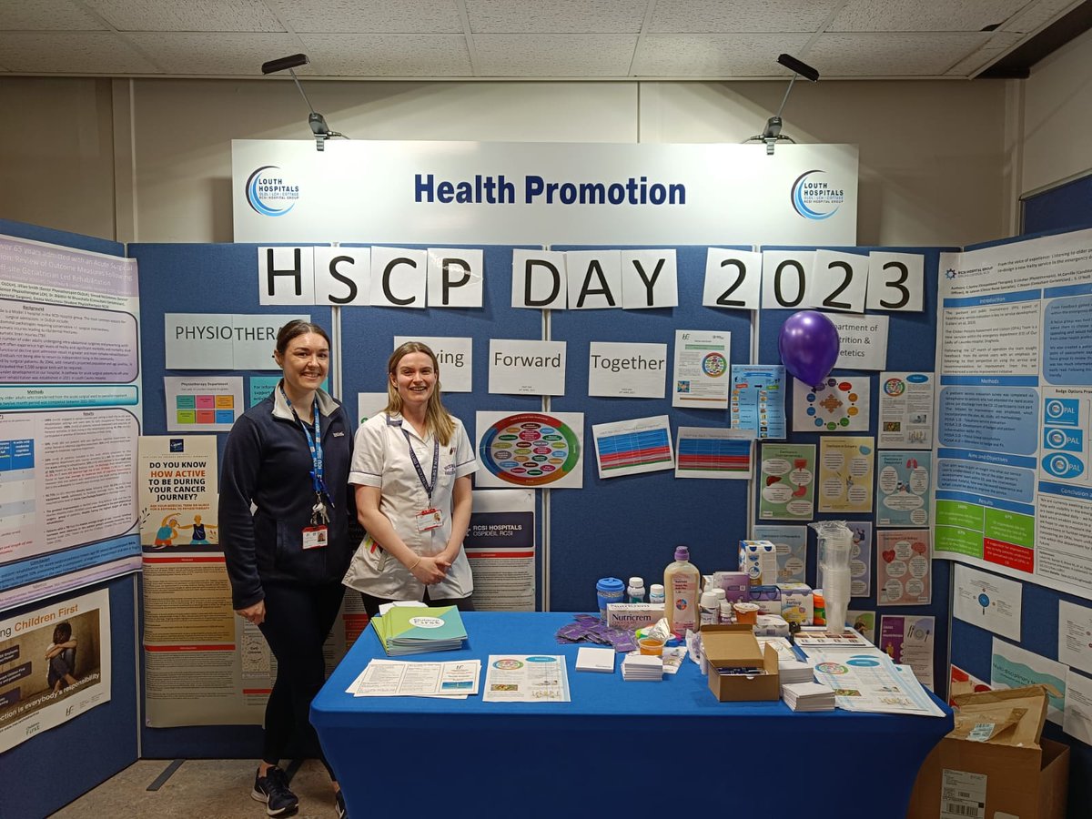 PTOLOLH's tweet photo. Happy HSCP Day to all our colleagues in OLOLH, celebrating together in the physio dept @OTLouthHosps @OlolRadiology @HealthPromoOLOL @CathyGillen3 https://t.co/D7h4J3Viw8