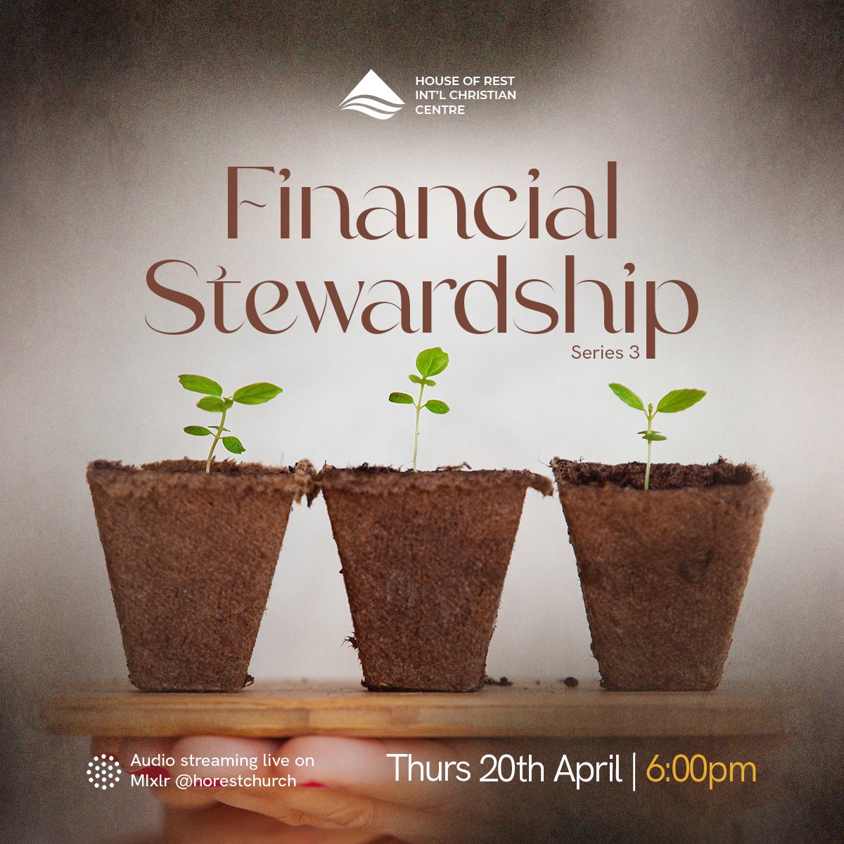 HoRestChurchng's tweet photo. The key to financial prosperity is actually financial Stewardship

Be part of this teaching as we will continue our conversation on this teaching by 6:00pm on #Thursday

Join us ONLINE: https://t.co/Do2V2ACK8b

It will be super super great

#finance
#horestchurchng https://t.co/0PbaTFZkgJ