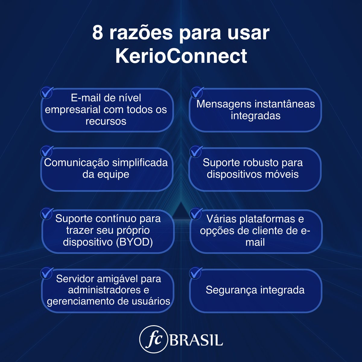 fcbrasil's tweet photo. Confira 8 principais razões pelas quais as PMEs em todo o mundo confiam no KerioConnect para proteger seus e-mails e calendários!
Agende uma demonstração hoje mesmo através do nosso site! ⬇
https://t.co/XDv4oLWJQ8
#KerioConnect #Communication #Message #Solution #SaaS #SMBs https://t.co/tEZaZfMINU