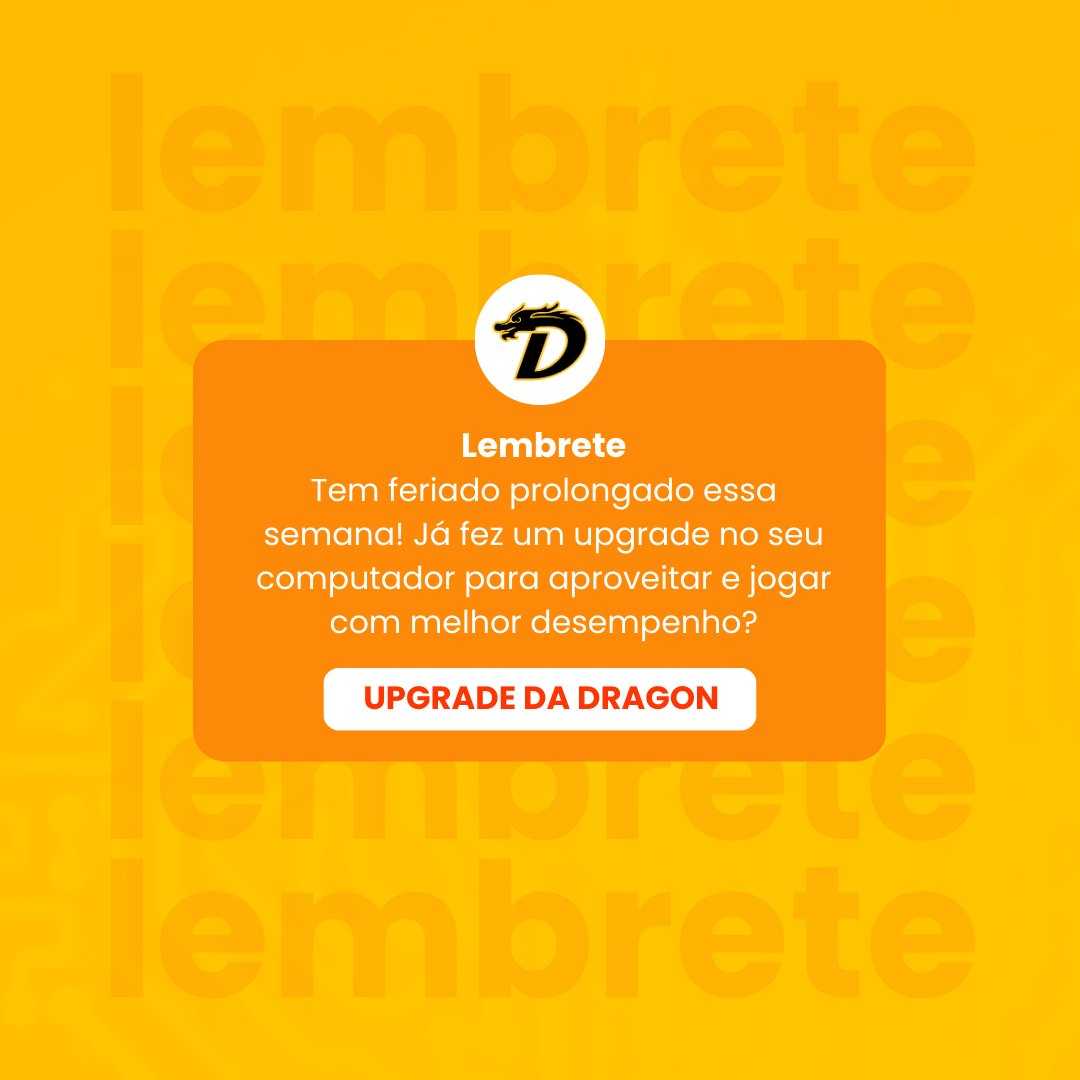 DragonPCsBR's tweet image. Já fez um upgrade no seu computador pra
passar o feriado jogando com o melhor desempenho? Chama no whatsapp e fale com um dos nossos consultores!

#manutençãodepc #limpezacomputador #pcupgrade
#manutençãodecomputador #upgradepc
#lojadecomputadores #montagemdecomputador